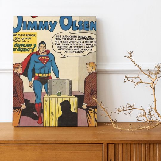 Discover Superhero Comics Poster - Superman Wall Art Decoration