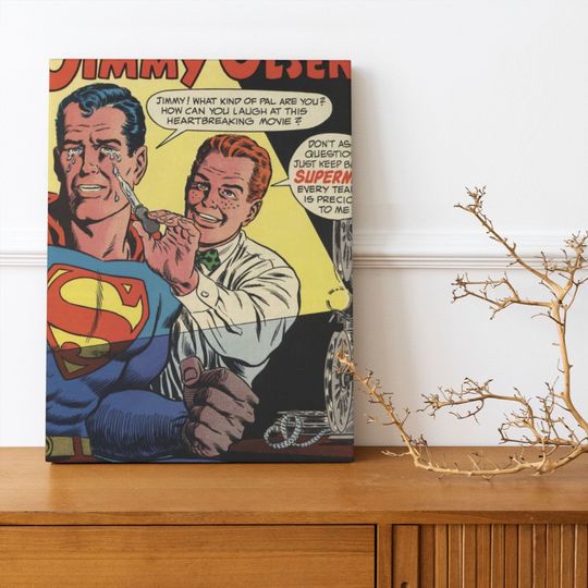 Discover Superhero Comics Poster - Superman Wall Art Decoration