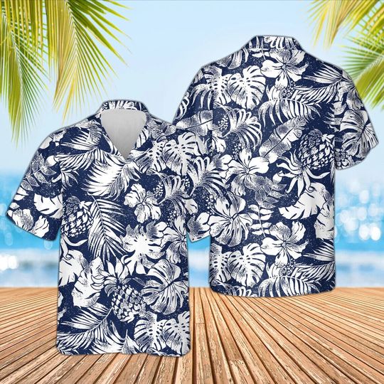 Discover Tropical Palm Tree Hawaiian Shirt, Summer Hawaiian Shirt