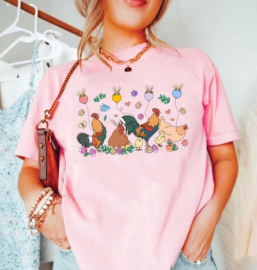 Discover Chicken Easter Shirt, Funny Easter Shirt, Chick Lover Shirt