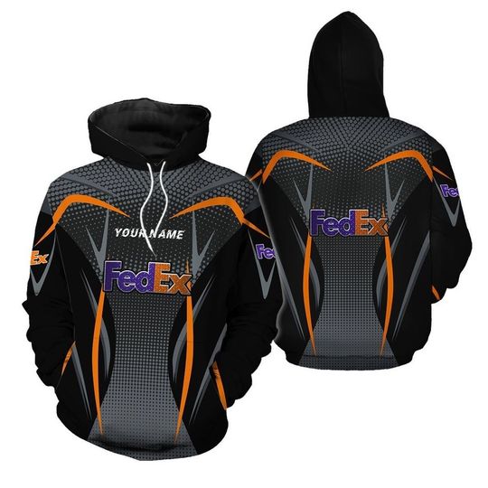 Discover Custom FedEx Express Metal Gray Hoodie