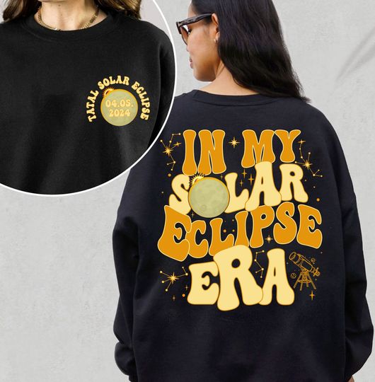 Discover In My Solar Eclipse Era Shirt - Eclipse Watching Squad