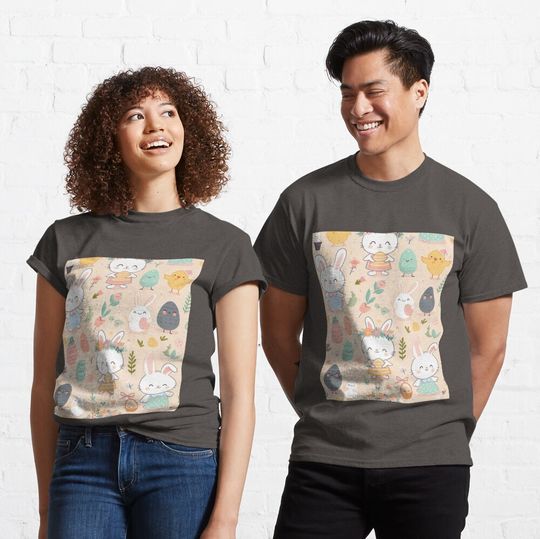 Discover Seamless Pattern Happy Easter T-Shirt