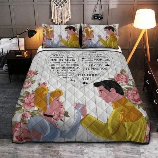 Discover Cinde Couple I Choose You To Do Life With Hand In Hand Bedding Set