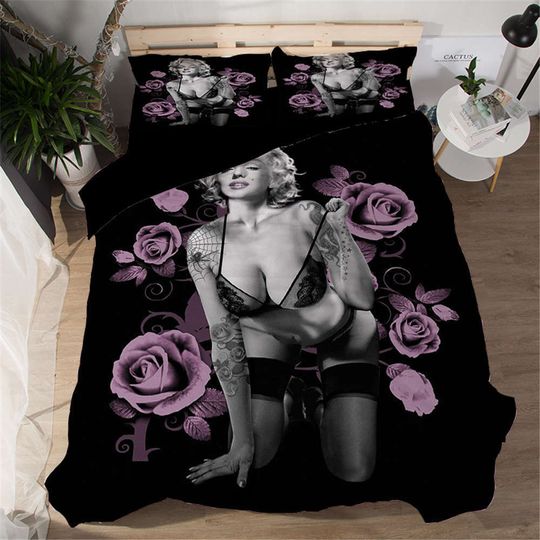 Discover Sexy Sophisticated Marilyn Monroe Bedding Set