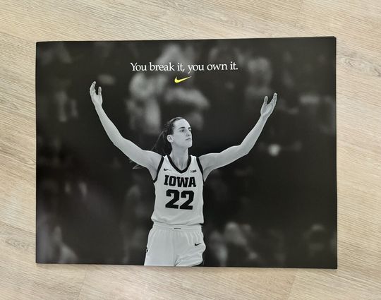 Discover Caitlin Clark You Break It You Own It Poster, Caitlin Clark Poster