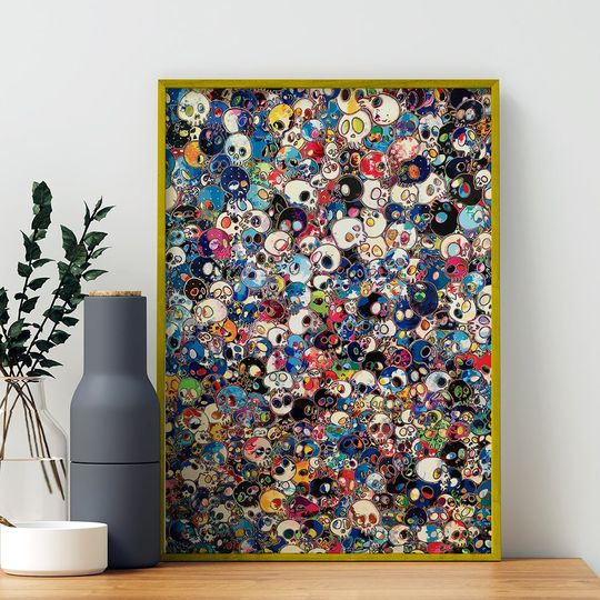 Discover Murakami Takashi Japanese Pop Poster, Canvas Poster Printing