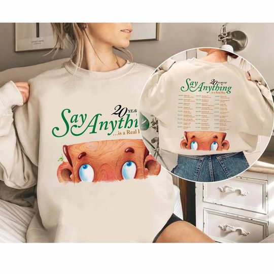 Discover Say Anything 2024 Tour Sweatshirt