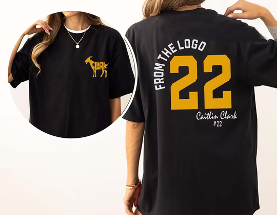 Discover Caitlin Clark Shirt From The Logo 22 Caitlin Clark Fan Gift T-Shirt