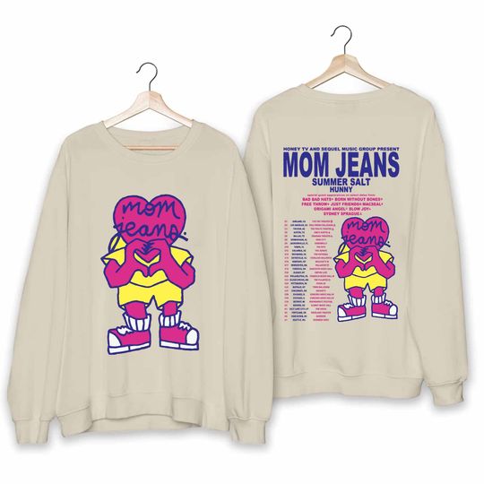 Discover Mom Jeans 2024 Tour Sweatshirt