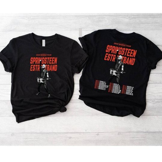 Discover Springsteen 2024 Tour Shirt, Springsteen Fans Gift Shirt