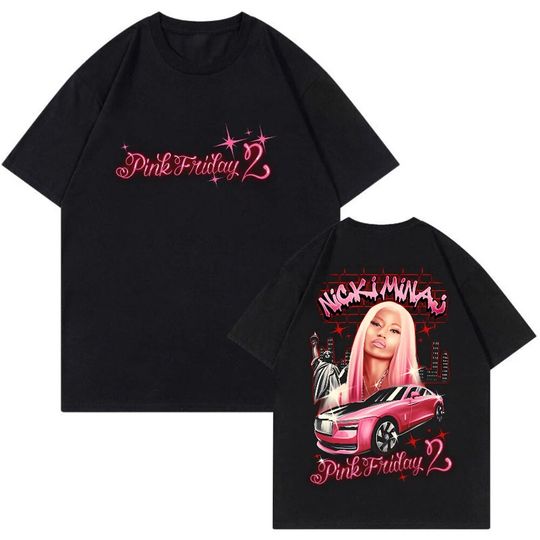 Discover Nicki Minaj Pink Friday 2 T-shirt 2024 Tour Merch C