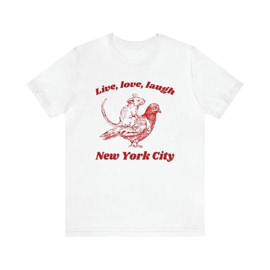 Discover Rat and pigeon t shirt, Vintage  drawn animal shirt