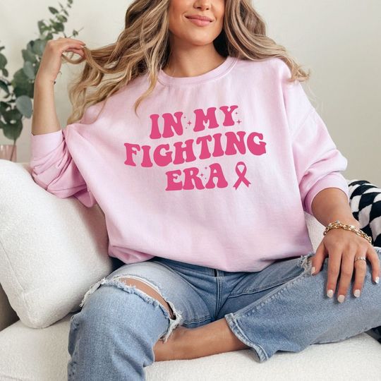 Discover Cancer Awareness Shirt, In My Fighting Era Sweatshirt