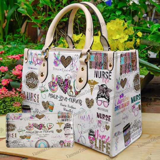 Discover Nurse Heart Leather Bag