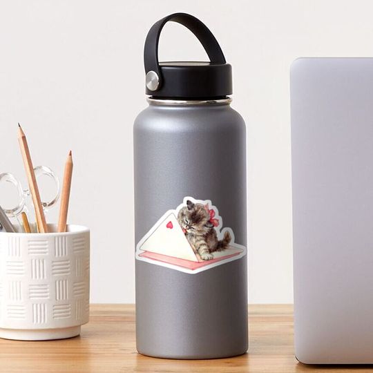 Discover Valentine's day cat Sticker