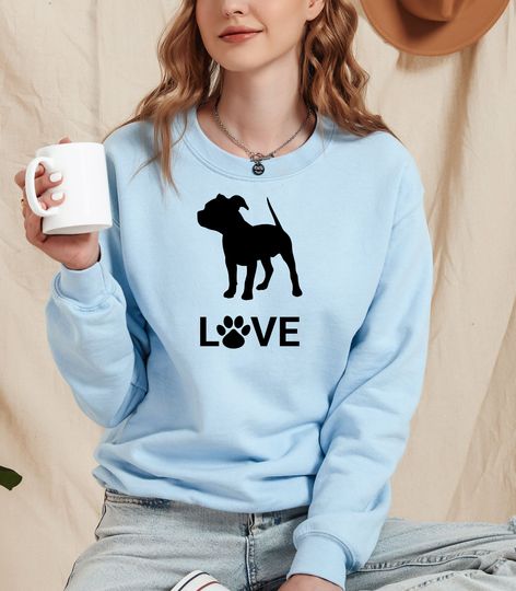Discover Pitbull puppy love sweatshirt, Gift for dog owners