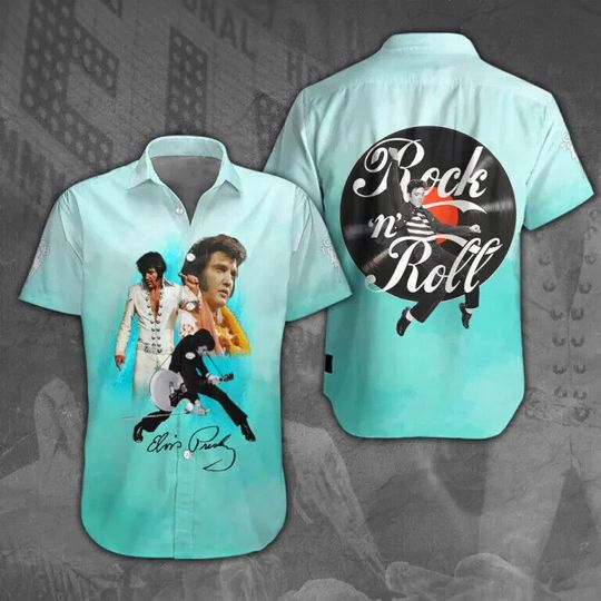 Discover Rock N Roll Elvis Presley Hawaiian Shirt