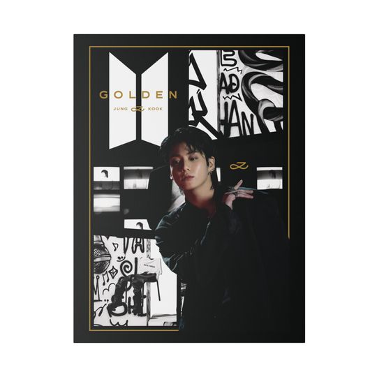 Discover JUNGKOOK GOLDEN 2 Matte Vertical Poster