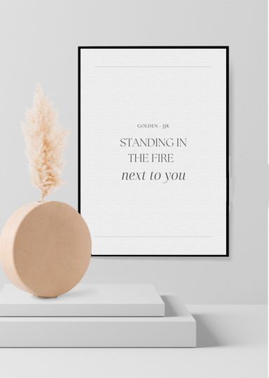 Discover Jungkook Golden Kpop Wall decoration wall art