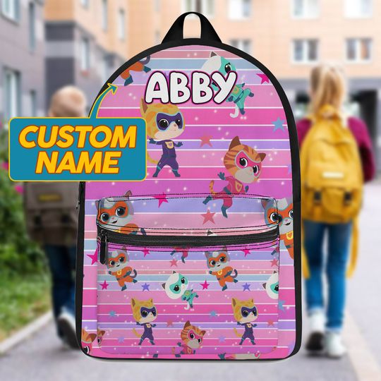 Discover Super Meow Backpack, Cartoon 3D Backpack