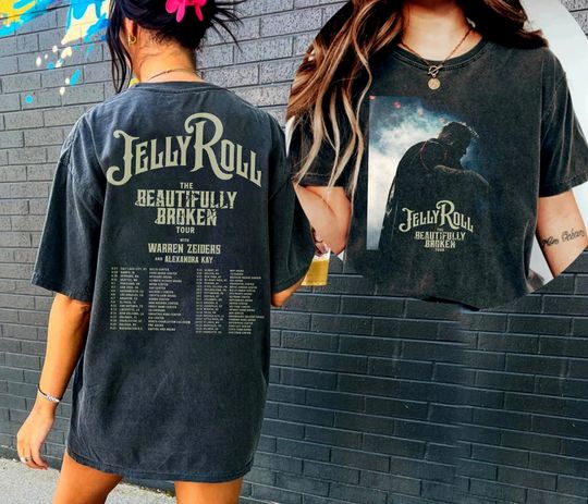 Discover Jelly roll tour 2024, Graphic Shirt