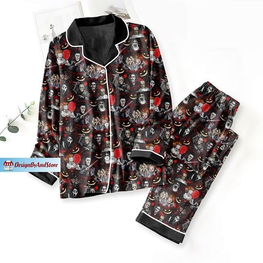 Discover Horror Movie Pajamas Set, Chucky Christmas Pajamas