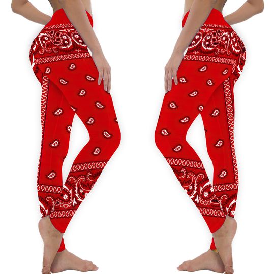 Discover Bandana - Red Leggings