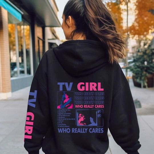 Discover TV Girl French Exit Who Really Cares Hoodie