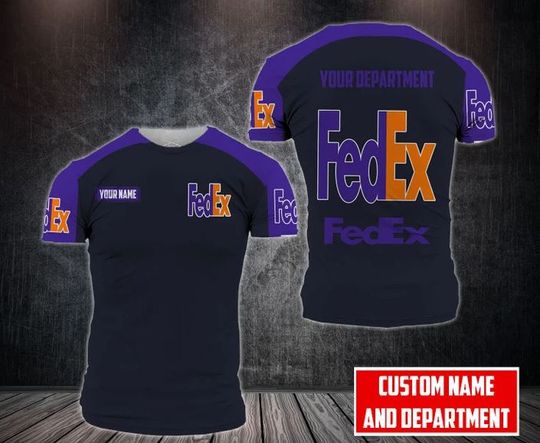 Discover Personalized FedEx Shirt, FedEx Ground 3D Printed Shirt