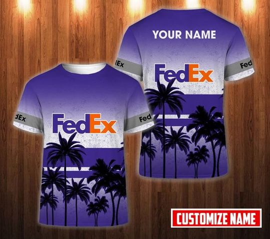 Discover Personalized FedEx Shirt, FedEx Ground 3D Printed Shirt