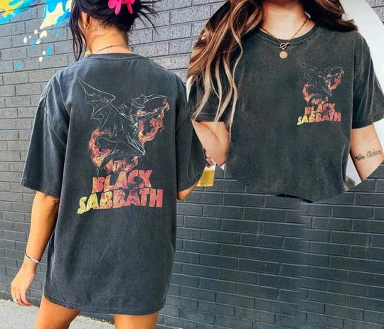 Discover Black Sabbath Band T-Shirt, Ozzy Osbourne, Black Sabbath Heavy Metal Shirt