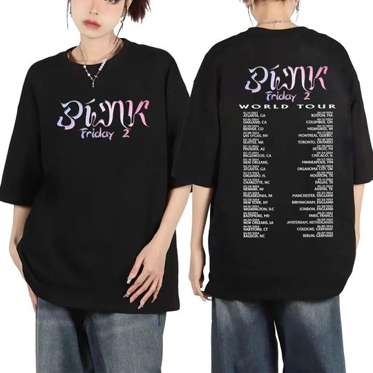 Discover 2024 Rapper Nicki Minaj New Album Pink Friday 2 World Tour T-shirt