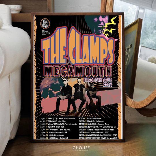 Discover Stream The Clamps Megamouth European 2024 Tour poster