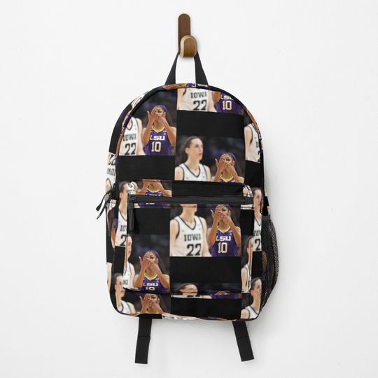 Discover Angel Reese Mimics Caitlin Clark Taunt Backpack