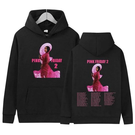Discover Singer Nicki Minaj Pink Friday 2 2024 World Tour Hoodie