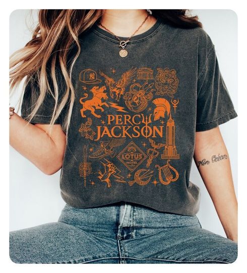 Discover Percy Jackson Doodle Art Shirt