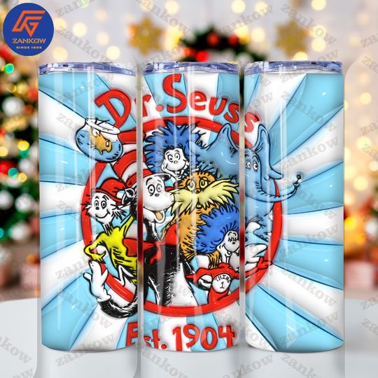 Discover Seuss Geisel Reading Day 20 Oz Tumbler