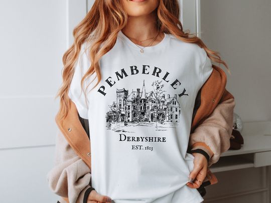 Discover Pemberley Jane Austen Pride And Prejudice T-Shirt