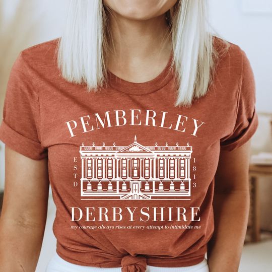 Discover My Courage Rises Jane Austen T-Shirt