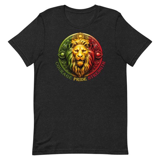 Discover Lion Crest. Courage, Pride, Strength. Unisex T-shirt