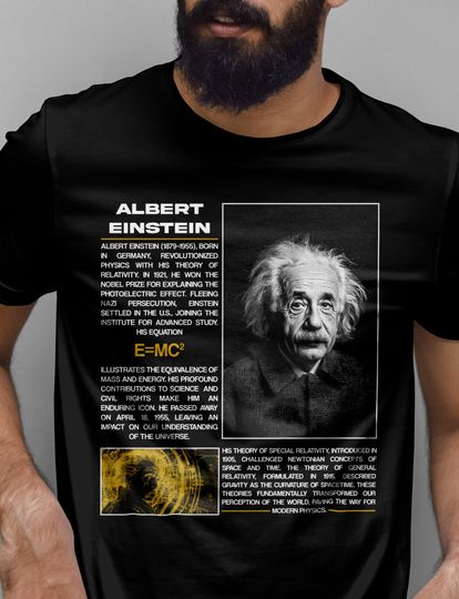 Discover Albert Einstein Science T-Shirt