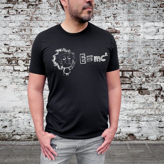 Discover Funny Science Albert Einstein E=MC2 T-Shirt