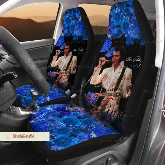 Discover Elvis Presley Carseat Cover, The King Of Rock N Roll Seat Covers