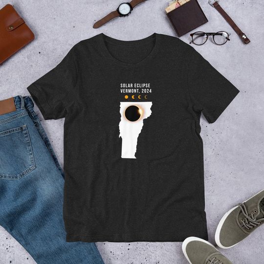 Discover 2024 Eclipse Vermont T-Shirt Short-sleeve unisex t-shirt