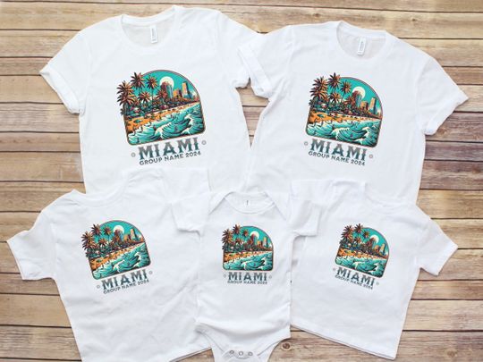 Discover Personalized Miami Family Vacation Shirts