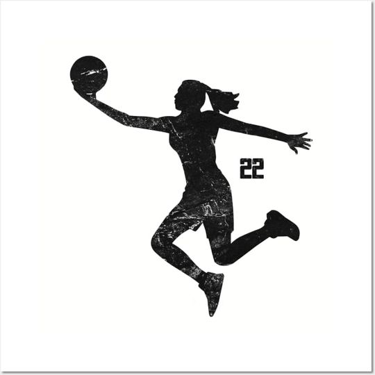 Discover Shillouette Number 22 - Caitlin Clark Posters