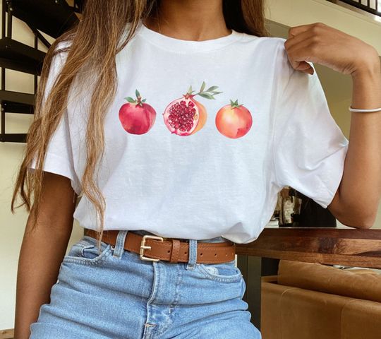 Discover Pomegranate Fruit Graphic T-Shirt