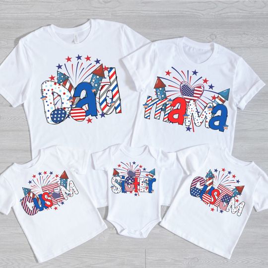 Discover Matching Family 4th Of July Family Shirts