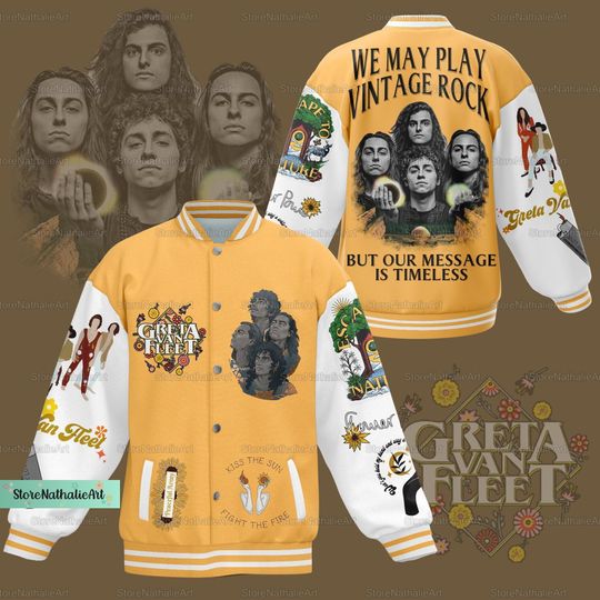 Discover Greta Van Fleet Baseball Jacket, Greta Van Fleet Baseball Jacket